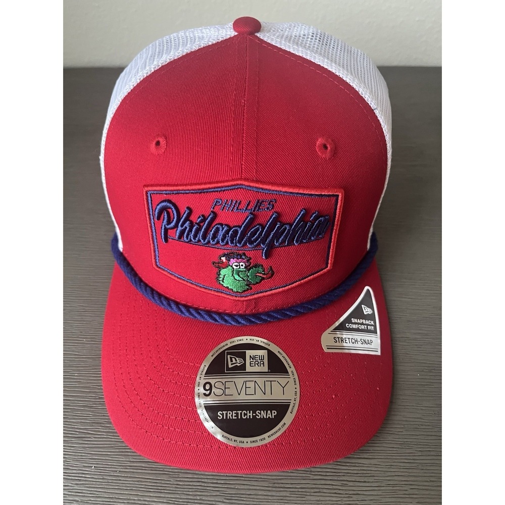 Philadelphia‎ Phillies Stretch Snapback Adjustable Rope Hat Red NEW ERA 9SEVENTY